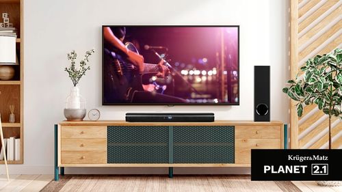 Soundbar Kruger&Matz Planet 2.1 Subwoofer Bluetooth 5.3 USB AUX-in HDMI na Arena.pl
