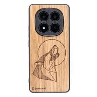drewniane etui bewood do xiaomi redmi note 14 pro 5g wilk dąb
