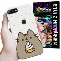 ETUI CASE DO HUAWEI Y7 2018 - SŁODKI KOTEK KOT OBUDOWA PLECKI