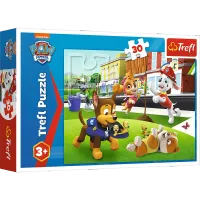 Puzzle - 30 - Psiaki w Akcji - Psi Patrol - Trefl 18306