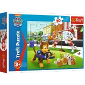 Puzzle - 30 - Psiaki w Akcji - Psi Patrol - Trefl 18306
