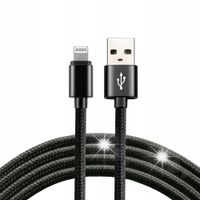 MOCNY KABEL LIGHTNING 200CM APPLE IPHONE 13 12 11 X 8 7 EVERACTIVE OPLOT