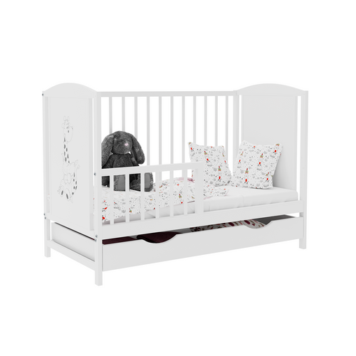 Łóżeczko szuflada BAJKA ŻYRAFA TAPCZANIK na Arena.pl