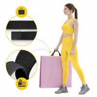 MATERAC GIMNASTYCZNY SKŁADANY DO ĆWICZEŃ Z RĄCZKĄ WYGODNE PRZENOSZENIE MATA