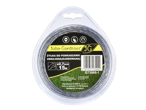 ŻYŁKA TNĄCA DO KOS PODKASZAREK 2,7 MM 15 MB 73968-1 KARBOWANA ZBROJONA na Arena.pl