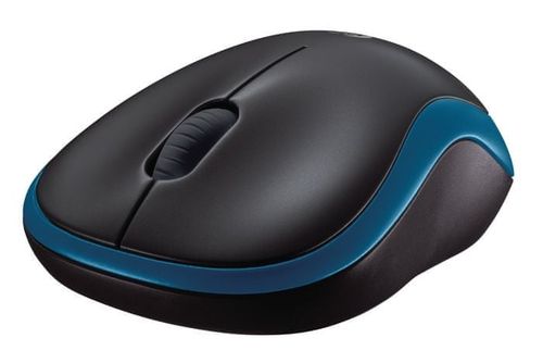 Mysz Bezprzewodowa Logitech M185 Niebieska - Idealna do biura na Arena.pl
