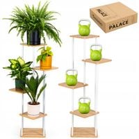 Kwietnik metalowy na kwiaty stojący wysoki 5 poziomów duży 106cm XL