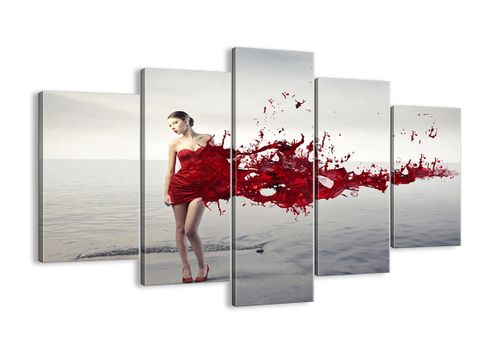 Obraz Na Płótnie - Kobieta Modelka - 150X100 Cm - Ea150X100-2633 na Arena.pl