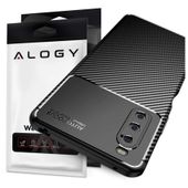 2 x Etui pancerne obudowa Alogy TPU Carbon Case do Sony Xperia 10 IV 2022 B