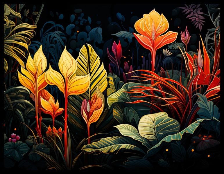 Plakat 65x50cm Tropikalna Symfonia zdjęcie 2