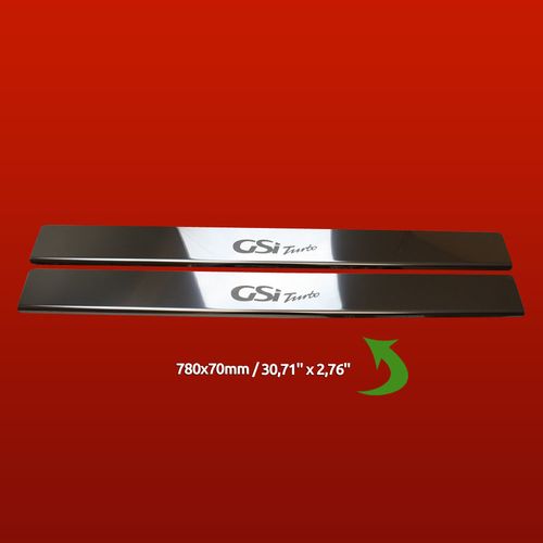 Listwa progowa OPEL ASTRA MK6/J/IV GSI TURBO Stal nierdzewna 304 połysk na Arena.pl