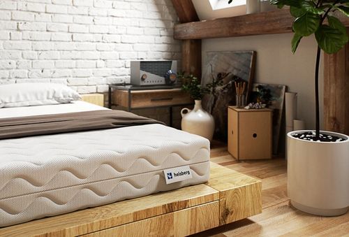 Materac 140x200 kieszeniowy 21 cm ŚREDNIO TWARDY dwustronny 7 stref na Arena.pl