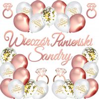 Zestaw Wieczór Panieński Balony Baner Z Imieniem