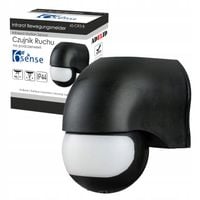 ŚCIENNY CZUJNIK RUCHU ZMIERZCHU PIR ZEWNĘTRZNY LED NATYNKOWY CZUJKA