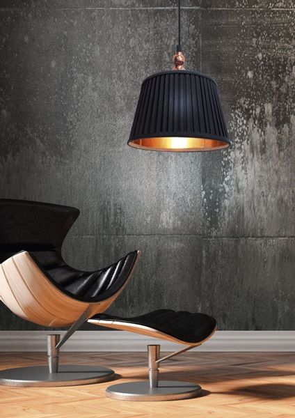 Amore zwis 1x60W E27 stożek czarny zdjęcie 2