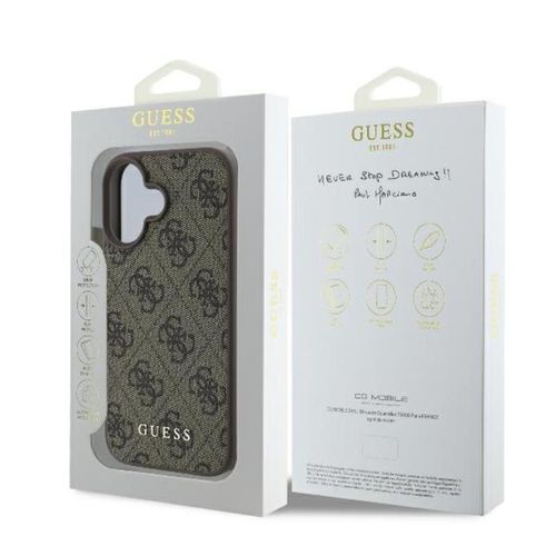 Guess 4G Classic - Etui iPhone 16 Plus (brązowy) na Arena.pl
