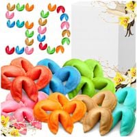 KOLOROWE CIASTECZKA Z WRÓŻBĄ MAGICZNE NA PREZENT GIFT ZESTAW 50 sztuk