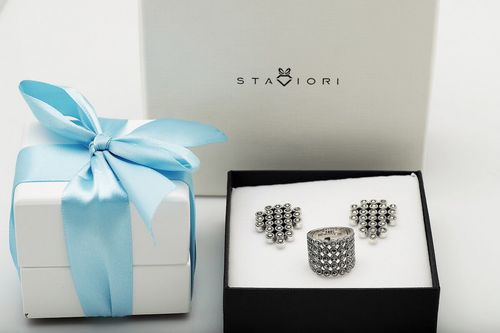 Srebrny pierścionek PDM5527 - Markazyty na Arena.pl