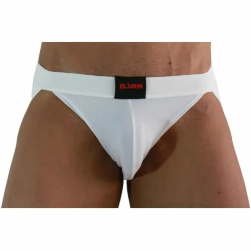 burn jockstrap 007 lycra biały m - stylowy pas biodrowy z lycry na Arena.pl