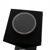 Znicz solarny SOLAR METAL X SPOCZYWAJ W POKOJU czarno-srebrny