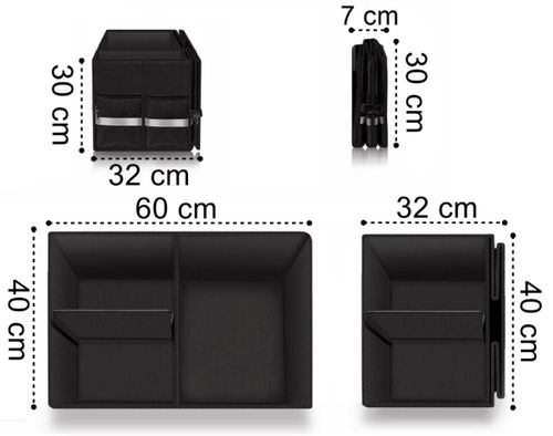 Organizer samochodowy Wismar czarny na Arena.pl