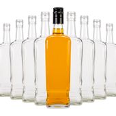 30 sztuk - butelka WALKER 700 ml z zakrętkami na whisky koniak