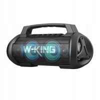 2 x BEZPRZEWODOWY GŁOŚNIK BLUETOOTH W-KING D10 BLACK POWERBANK BOOMBOX 70 W