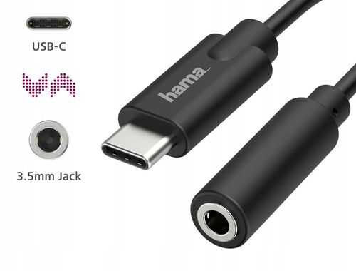 Adapter HAMA USB-C - jack 3.5 mm na Arena.pl