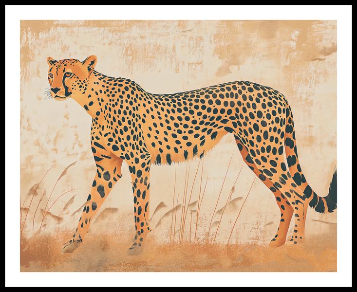 Plakat 76x60,5cm Gepard w Ruchu zdjęcie 3
