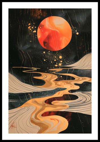 Plakat 40x60cm Planetarny Taniec na Arena.pl