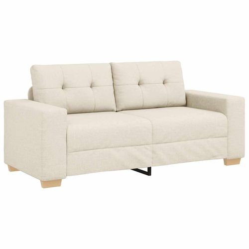 Sofa dwuosobowa obity lnem, 140 cm na Arena.pl