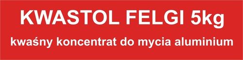 MOCNY KWAS DO ALUMINIUM 5kg mycie felg, burt itp. na Arena.pl