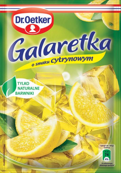 DR OETKER GALARETKA CYTRYNOWA 72G zdjęcie 1