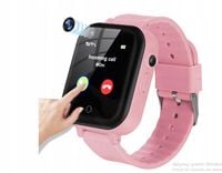 SMART WATCH DLA DZIECI - KROKI / KALORIE / MUZYKA - RÓŻOWY