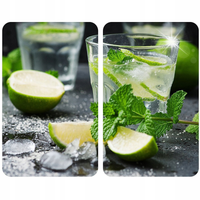 SZKLANE PŁYTY OCHRONNE NA KUCHENKĘ MOJITO x2 WENKO