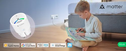 Gniazdo Smart Matter NOUS A8M 16A Home Assistant TUYA Apple HomeKit na Arena.pl