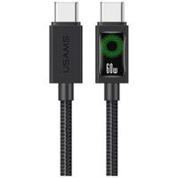 kabel usams u92 60w usb-c do usb-c 1.2m  czarny