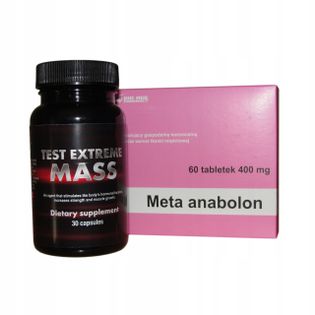 Meta Anabolon + Test Extreme Mass Moc sterydów