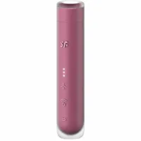 satisfyer first kiss wave - kompaktowy model z falami ciśnieniowymi garnet