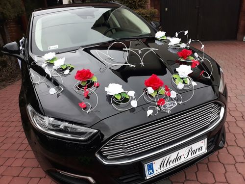 Dekoracja samochodu ozdoby na auto do ślubu płatki na Arena.pl