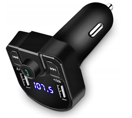td transmiter fm bluetooth ładowarka qc 3.1a 2x usb na Arena.pl