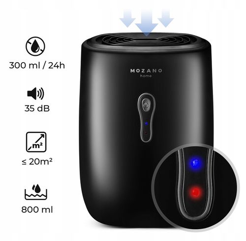 POCHŁANIACZ WILGOCI SMART 800ml OSUSZACZ POWIETRZA CICHY 30W AUTOMATYCZNY na Arena.pl