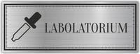 Tabliczka Grawerowana piktogram LABORATORIUM MEDYK