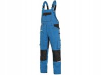 SPODNIE OGRODNICZKI STRETCH NIEBIESKO-CZARNE R.48 1030-027-440-48 CXS