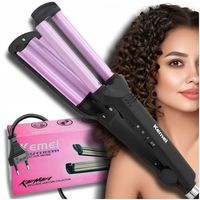 LOKÓWKA DO WŁOSÓW KEMEI FALOWNICA CERAMICZNA KARBOWNICA 55W TPC 200