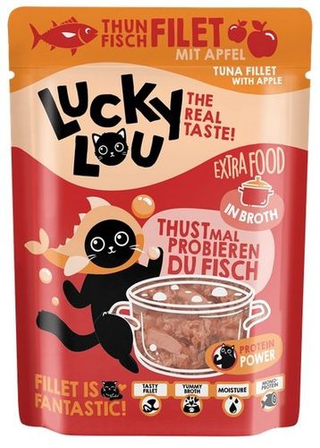 Lucky Lou Extrafood Tuńczyk I Jabłko W Bulionie Saszetka 70G na Arena.pl