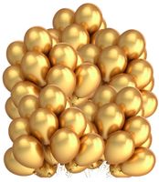 tg53243-1 balony metaliczne złote ślub urodziny komunia zestaw