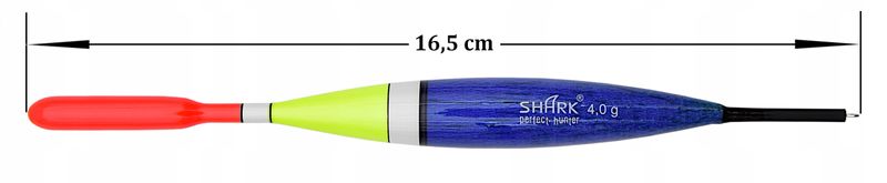 Spławik Przelotowy z BALSY SHARK Perfekt Hunter 4,0 g / 16,5 cm zdjęcie 2
