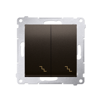 Simon54 Łącznik schodowy podwójny DW6/2.01/46 brązowy