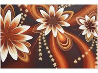 100 70CM OBRAZ PŁÓTNO WIRUJĄCE KWIATY PŁÓTNO RAMA